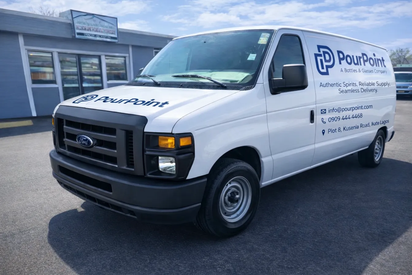 PourPoint branded delivery van