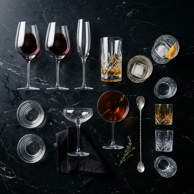 Premium hospitality glassware collection